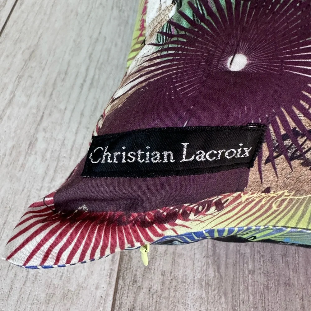 Christian Lacroix Fashion Illustration Decorative Pillow
